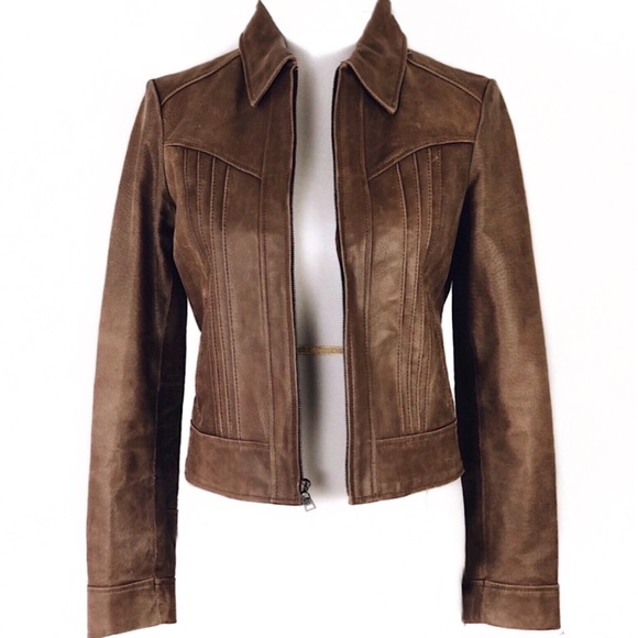 Moda International Jackets & Blazers - Moda International Leather Jacket Sz S